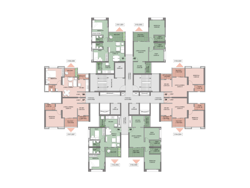 Puraniks Abitante Floor Plan